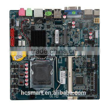 H81 LGA1150 6com lvds thin mini itx motherboard 1 LAN DC 12V with SIM card