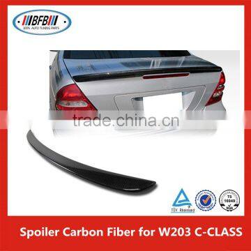 Carbon Fiber Rear Roof Spoiler Wing Lip Fit For B ENZ C W203