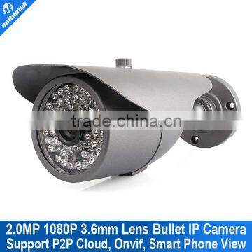 ONVIF Waterproof IR CUT 48pcs led 2.0MP IR Bullet Camera Support Night Vision P2P