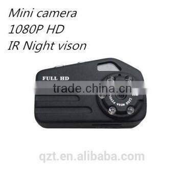 High quality T9000 Mini DV small camera metal body 1080P HD with IR Night Vision