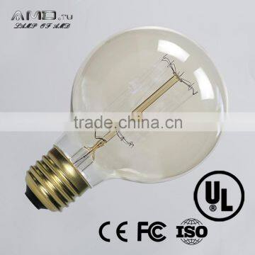 G80/G25 Decorative Antique Vintage Squirrel Cage Incandescent Filament Light Globe Edison Light Bulb E26/E27/B22