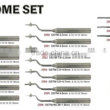 Osteotome Full Set (with 13mm handle)