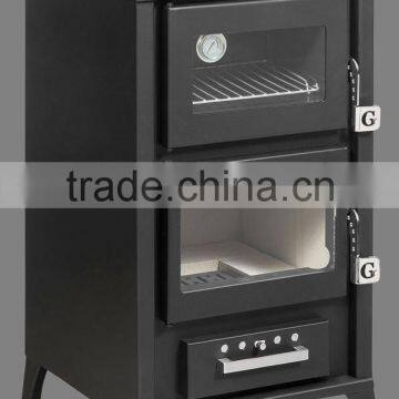 Wood Burning Steel Stove With Oven