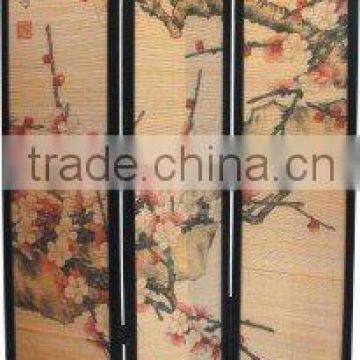 Plum Blossom with Birds Room Divider