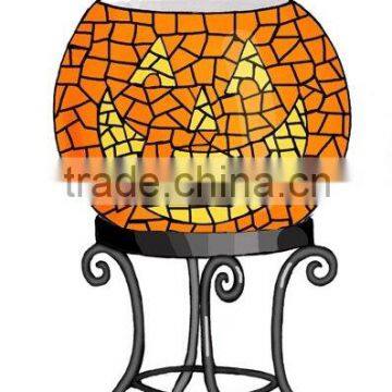 Glass Mosaic Candle Holder