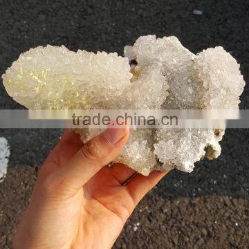 Fantasy Small Clear Crystal Cluster Quartz Crystal Geodes from Madagascar