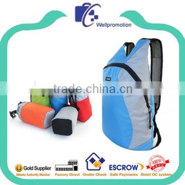 wellpromtion hot selling promotional teens folding bike backpack