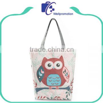 Standard size cotton tote bag / canvas promotional bags tote for ladies