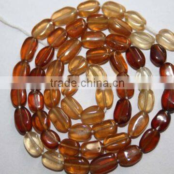 Natural Shaded Citrine Plain Oval