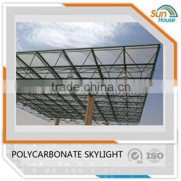 2014 HOT SALE Polycarbonate Skylight Roofing 10 Years Guarantee