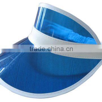 Plastic PVC cheap sun visor