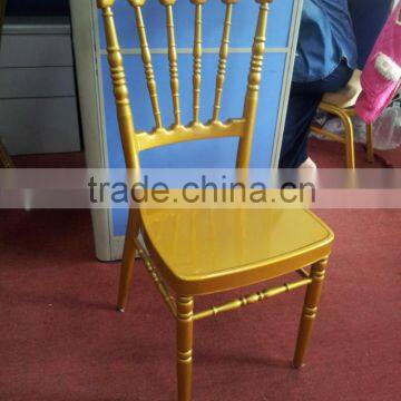 factory gold aluminum tiffany chair napoleon chiavari chair wedding dinning chair