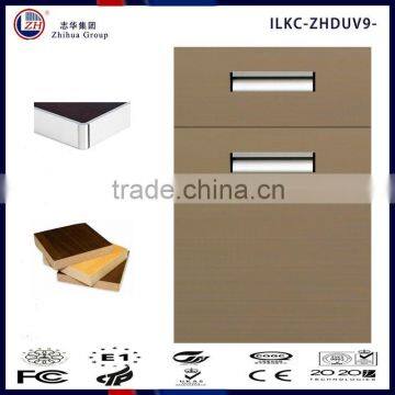 E1 grade MDF kitchen cabinet door with buckle handle