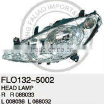 European cars of Peugeot PG307 auto head lamp