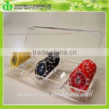 DDX-0192 Trade Assurance Modern Acrylic Poker Chips Box