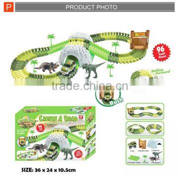 73pcs Electric Slot Racing Car Magic Track Toys Set for Kids photo-6