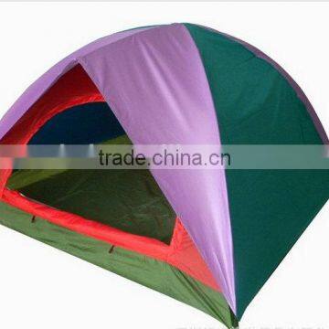 OEM Outdoor double camping tent of three people