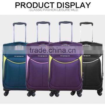 2016 NEW Fabric High Quality Fashion Design 3 Piece SoftTrolley Luggage Set photo-3