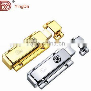 Security door bolt cabinet door latches