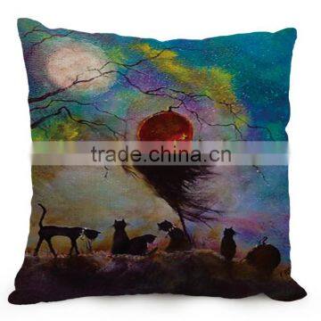 2016 NEW Decorative pillow case Halloween cushion cover halloween decoration holiday pillow cushion cover pumpkin pillow cover