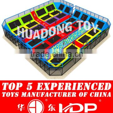 New factory price for indoor trampoline park, high quality trampoline playground