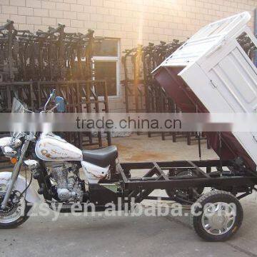 Aluminum Wheel Adult Tricycle Petrol 150cc Open Cargo Reverse Tricycle (SY300ZH-C)