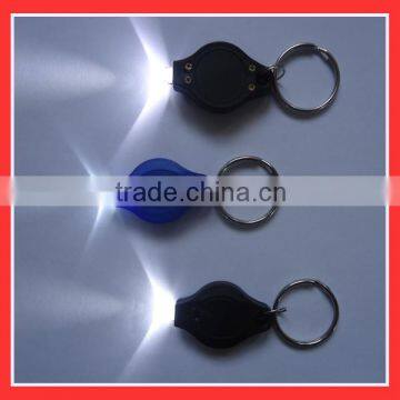 Promotional led flashlight keychain light