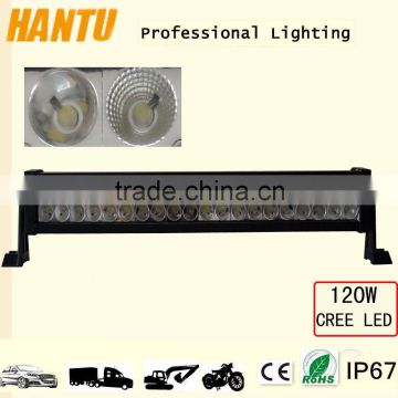 auto led light bar 120w headlight 21.5'' double row headlight for offroad