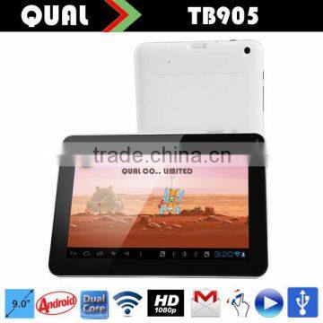 9 inch tablet reviews Allwinner A33 Dual Core 0.3MP/0.3MP 512M/8G wifi model with Kitkat Android 4.4 B