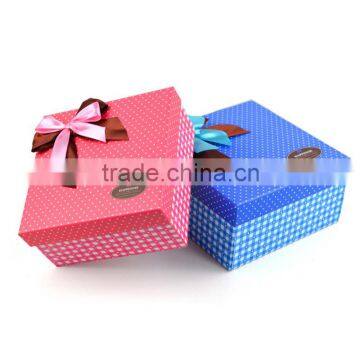 Luxury gift paper box birthday gift packaging box square paper box