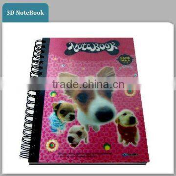 NoteBook With 3D Lenticular Effect
