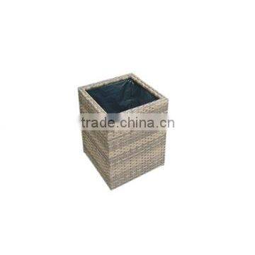 pe rattan flower pot PT005