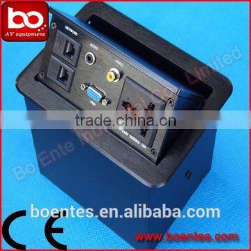 Desktop Power Pop Up Outlets With Bottom Interface Connection for Office Tabletop AV Socket photo-2