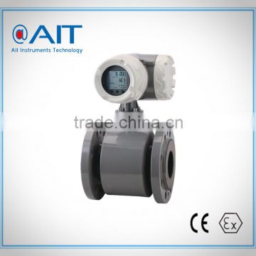 Smart China magnetic flow meter with flange