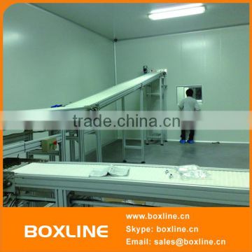 Industrial Inclination Angle Mesh Conveyor System