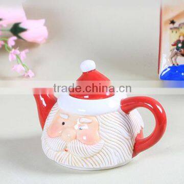 Creative Customized Christmas Santa Ceramics Tea Set and Milk Pot Set photo-4