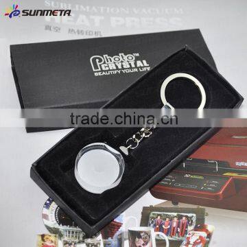 Factory Direct Sell Custom Pattern Logo Cheap Price Decorative Metal Key Chain With Crystal Pendant photo-2