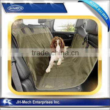 Deluxe online shopping optional material dog seat cover,Army Green