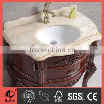 Antique Furniture Sanitary Ware Solid Wood Bathroom Cabinet 8008 photo-6