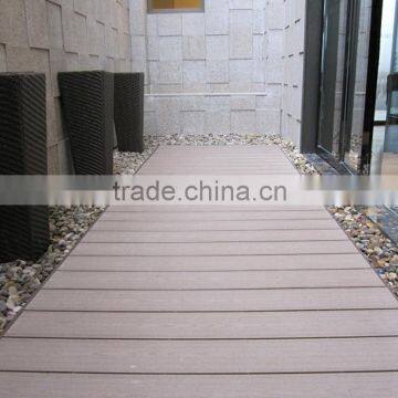 High Quality Hollow WPC Outdoor Flooring Wood Plastic Composite Decking for Garden Public Place Landscape