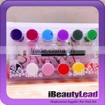 New 3D nail art decoration paint gel paint with 12 colors