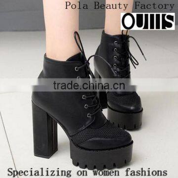 PU Women Shoes Newest Designs Higg Quality Shoes 2017 PF4420