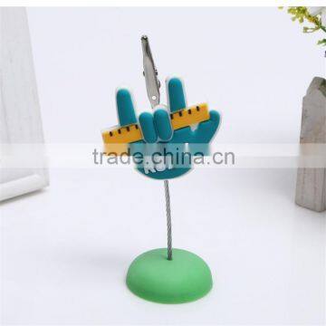 Custom Desk Card Holder Clip, Card Holder Standing Clip, Memo Clip photo-4