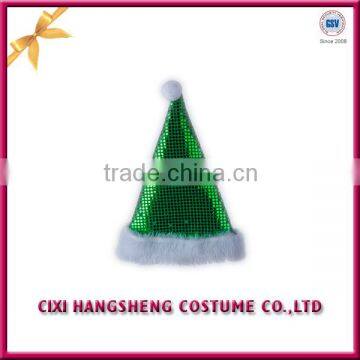 High Quaility Cheap Colorful Sequin Soft Christmas Hat photo-3
