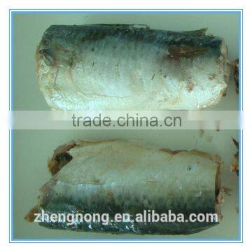 High quality 425 grams canned mackerel in brine(ZNMB0001)