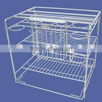 Stainless steel kitchen utensil holder PF-E447