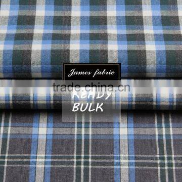100%Cotton Heather Carbon Peached Check Shirting Fabric photo-2
