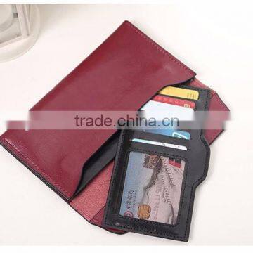 Custom Leather Currency Wallet Purses Jranter Brand Names Women Wallet photo-5