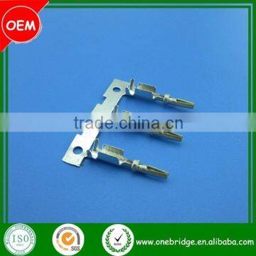 Electric material gold-plating split pins auto wire terminal