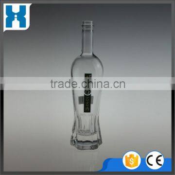 WHOLESALE CUSTOM FANCY GLASS VODKA LIQUOR BOTTLE 125ML